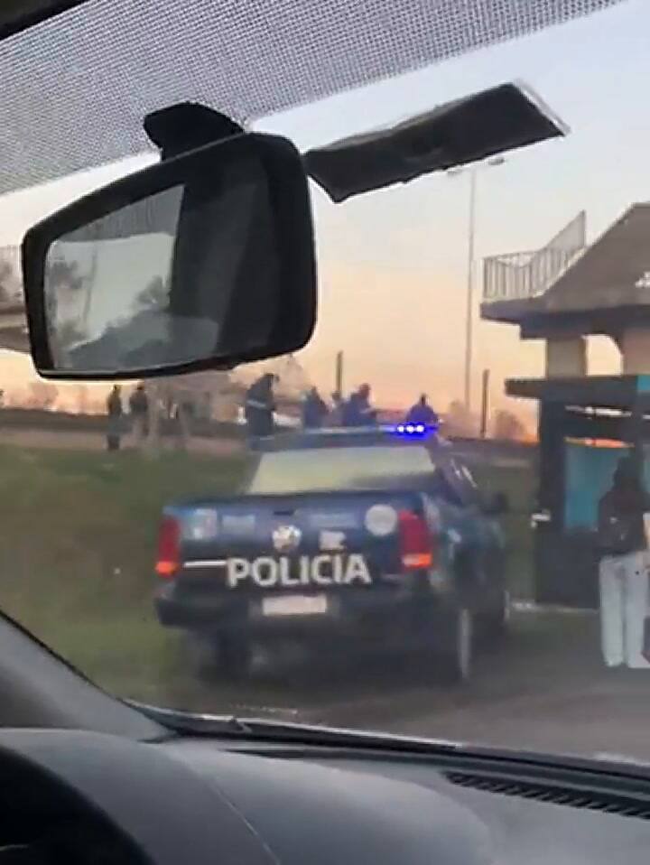 Así quedó el puente peatonal sobre el ramal Pilar de la Panamericana