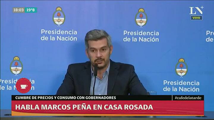 Marcos Peña habló tras el encuentro con los gobernadores
