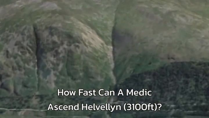 Un jetpack del servicio de paramédicos del Reino Unido llega a la cima de una montaña en 3,5 minutos