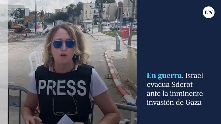 Evacuación de Sderot. LA NACION en Israel