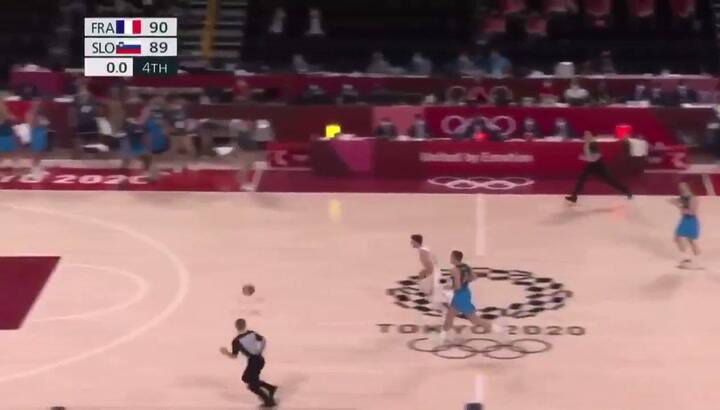 La jugada que definió la final entre Eslovenia y Francia