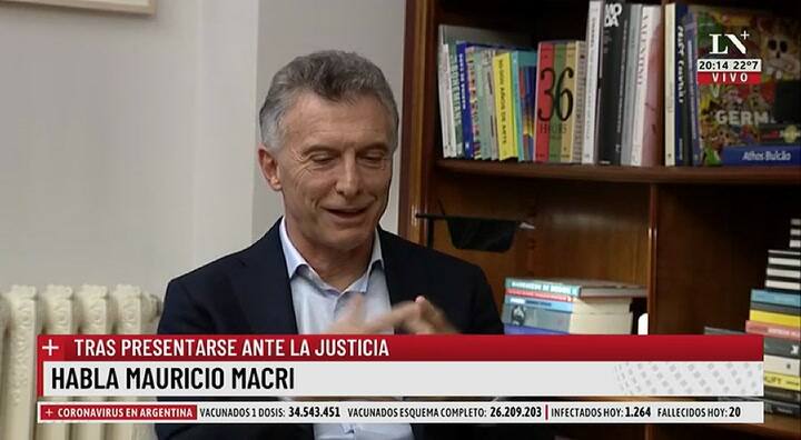 Macri, sobre Alberto Fernández en el G-20: “Parecía un jugador de rugby tacleando presidentes por los pasillos”