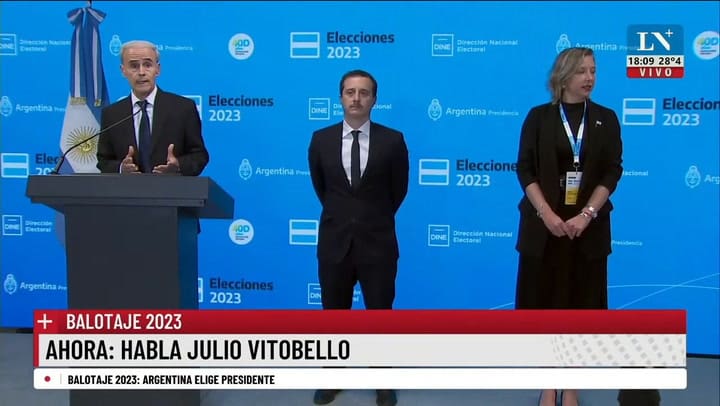 Vitobello dijo que darán los resultados cuando estén “consolidados” y sean “representativos”