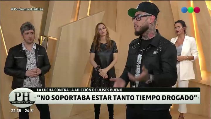 La lucha contra la adicción de Ulises Bueno - Fuente: telefe