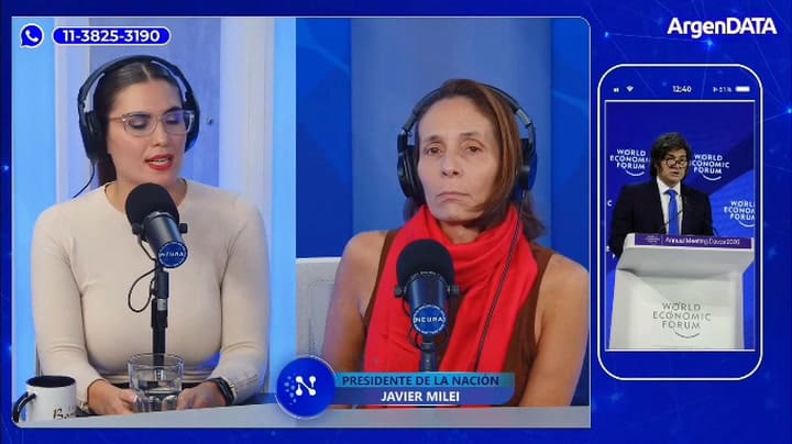 Milei dijo que acompañará a Adorni en el Congreso