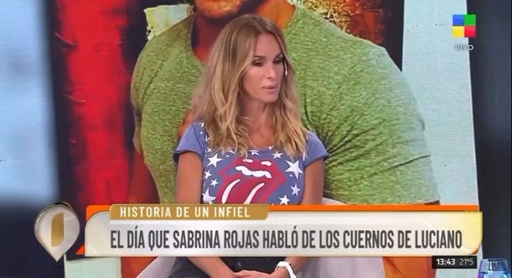 El día que Sabrina Rojas también dio la cara por Luciano Castro en medio de una infidelidad