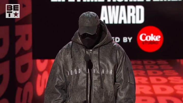 El discurso de Kanye West en los Bet Awards 2022