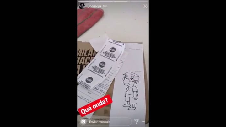 ¿Error o gastada a Rodrigo Noya? - Fuente: Instagram