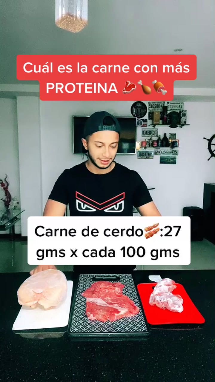 Cómo calcular las proteína de cada tipo de carne