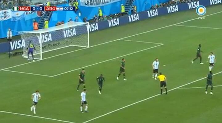 La primera llegada de la Argentina fue de Tagliafico - Fuente: Tv Pública