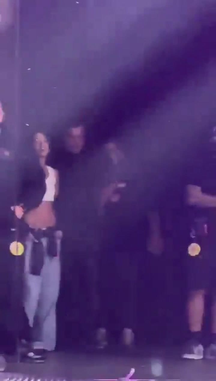 Tini Stoessel estuvo en el show de Young Miko en Rosario