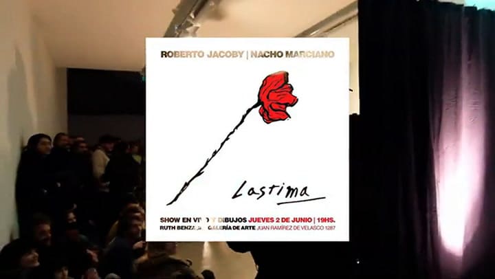 presentación de Lastima en Ruth Benzacar