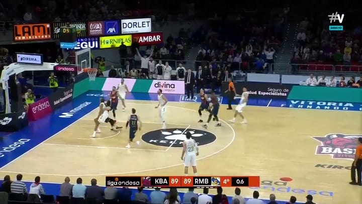 Gabriel Deck y una bomba ganadora para Real Madrid - Gentileza: Liga Endesa