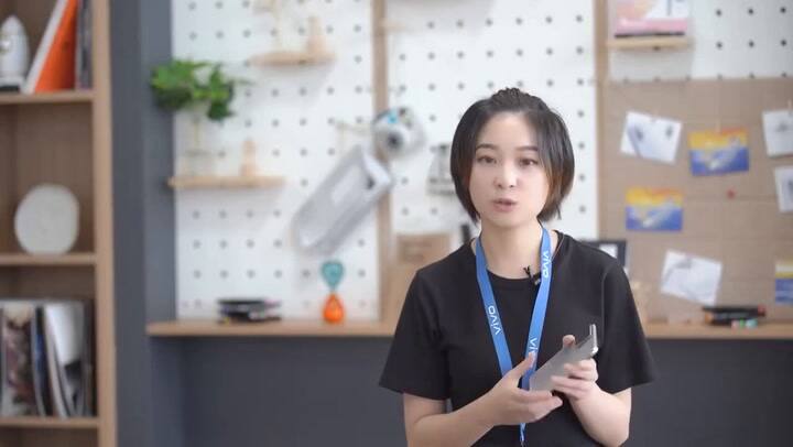 El smartphone de Vivo con una carcasa que cambia de color