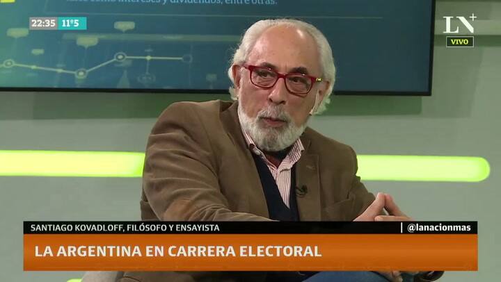 Santiago Kovadloff Detrás de Lavagna está el peronismo y ellos son responsables de la miseria que ha
