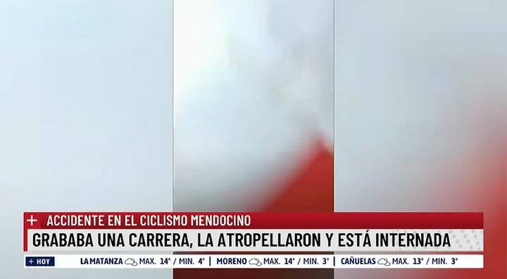Grave accidente en el ciclismo mendocino
