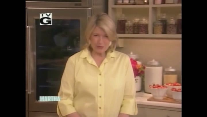 Emma Thompson en el show de Martha Stewart