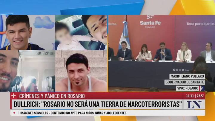 Maximiliano Pullaro, sobre la violencia en Rosario: "Son horas de profundo dolor"
