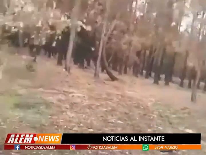 Se filmó al quemar un bosque de Corrientes y luego justificó: “Mis jefes me dieron la orden”
