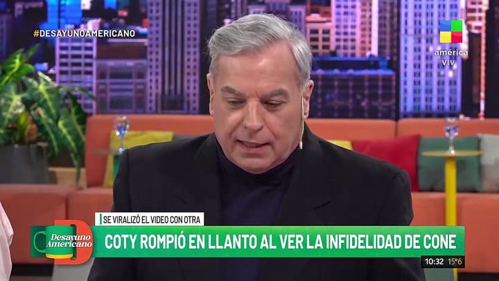 Filtraron un video de Alexis 'Cone' Quiroga a los besos con una chica