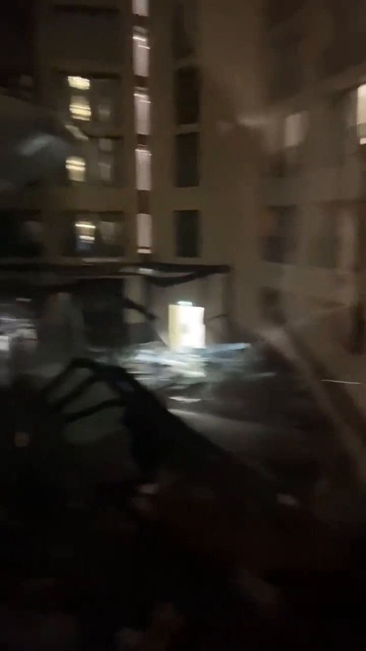 Los destrozos del hotel Radisson Blu