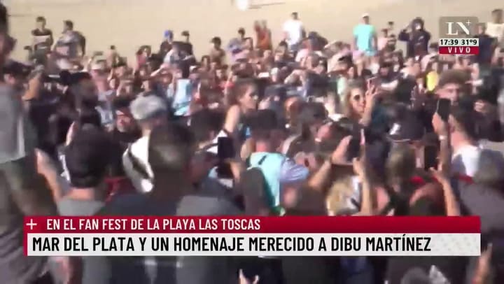 Locura y furor en Mar del Plata por el Dibu Martínez