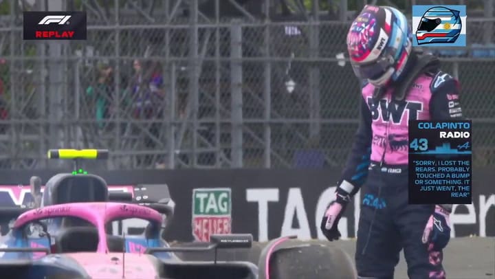El audio de Colapinto tras quedar afuera