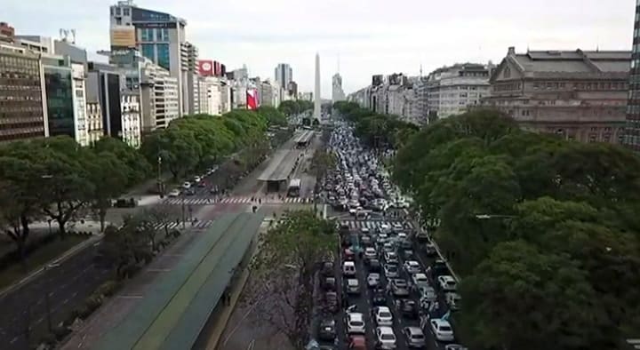 Marcha 8N en el Obelisco - Crédito: Fabián Marelli