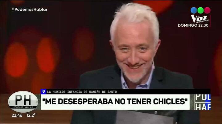 Damián De Santo y una desagradable anécdota sobre los chicles