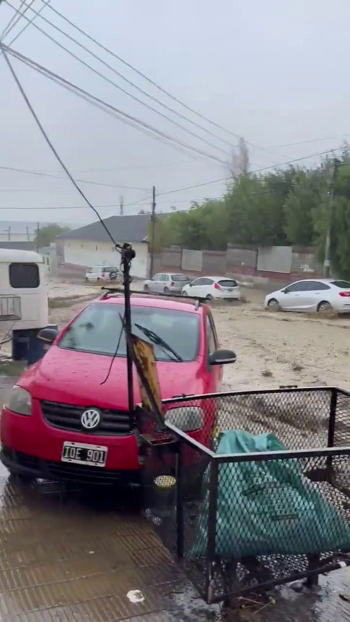 Así fueron las inundaciones en Comodo Rivadavia.