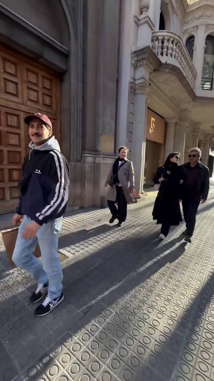 Florencia Bas compartió un video de Ricardo Darín caminando junto a Úrsula Corberó