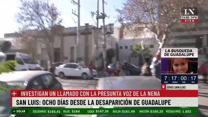 San Luis. Incidentes en la marcha en reclamo por la aparición de Guadalupe Lucero