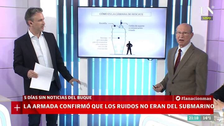 Un vice almirante retirado explicó cómo es la cámara de rescate de un submarino