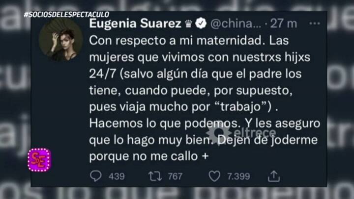 Revelan detalles sobre el el reclamo de la China Suárez
