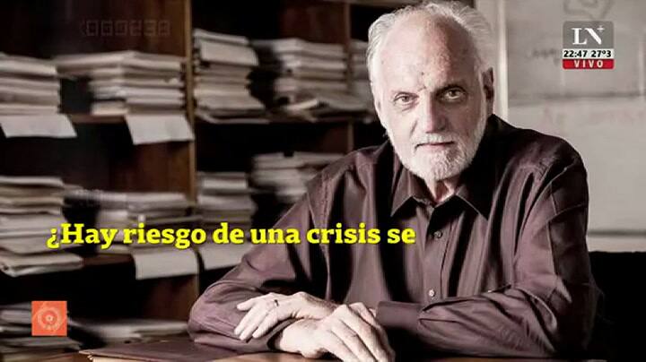 Juan Carlos De Pablo, economista: 'Todos los gobiernos le dejan una bomba al otro'