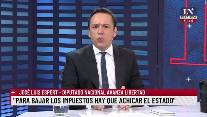 José Luis Espert: 'El único sentido del gobierno es la impunidad de Cristina'