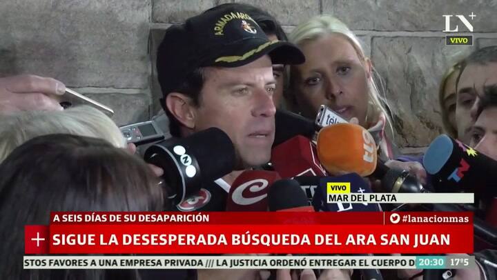 Gabriel Galeazzi, vocero de la Base Naval de Mar del Plata