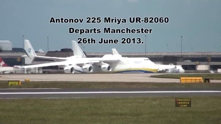 El sorprendente despegue del avión más grande del mundo