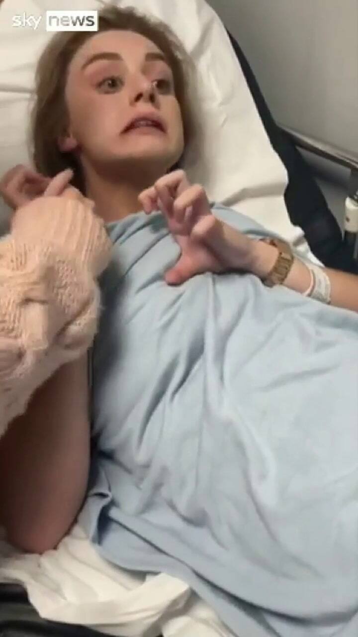 La mamá de Millie Taplin mostró su estado luego de que la drogaran en un boliche