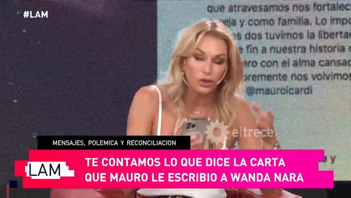 Yanina Latorre reveló los chats de la China Suárez criticando a Pampita
