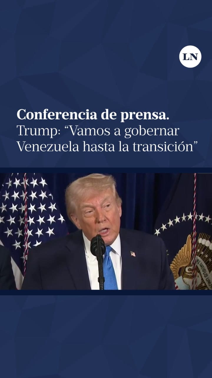 Trump: “Vamos a gobernar Venezuela hasta la transición”