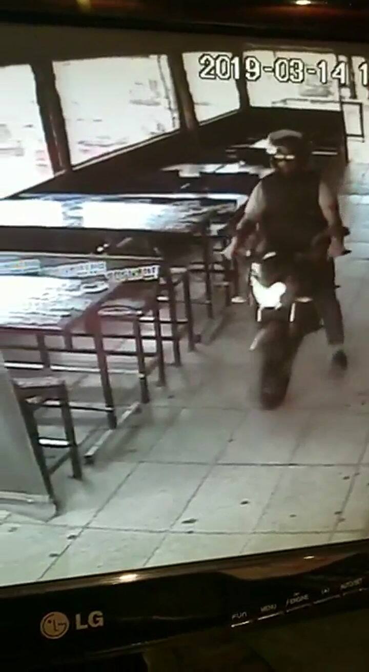 Instantes previos al robo que terminó con la vida de María Caccone