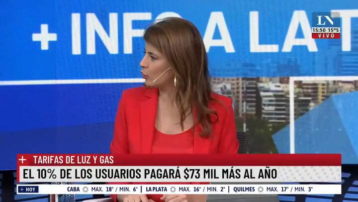 Tarifas de luz y gas: El 10% de los usuarios pagará $73 mil más al año