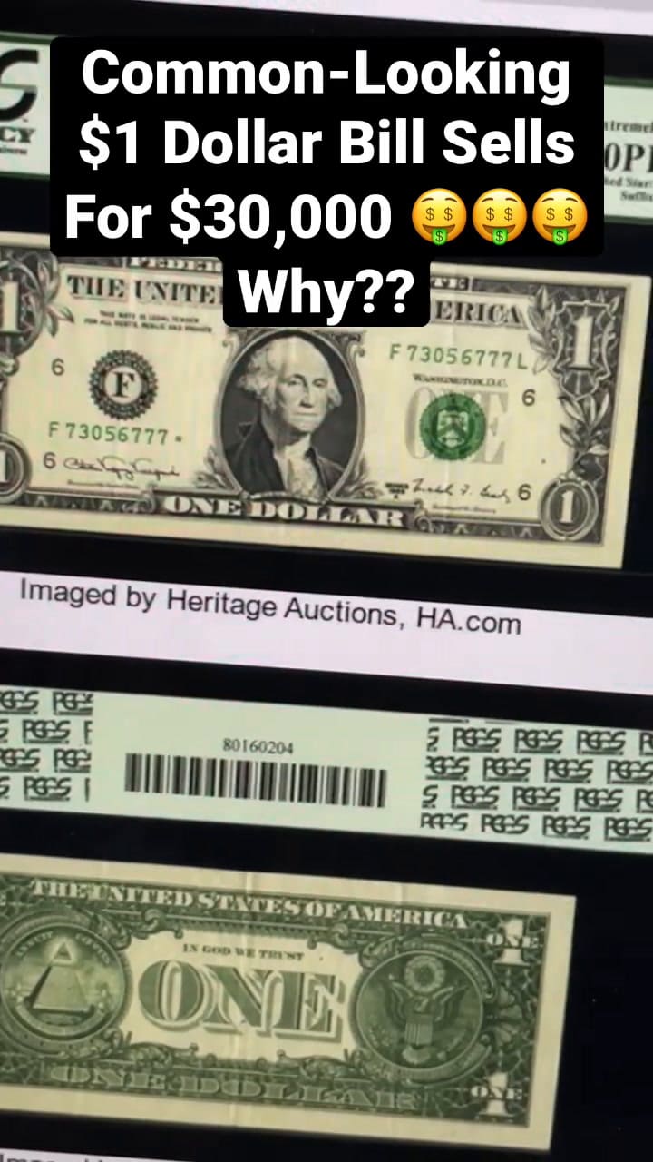 El billete de 1 dólar que vale hasta 30.000 dólares