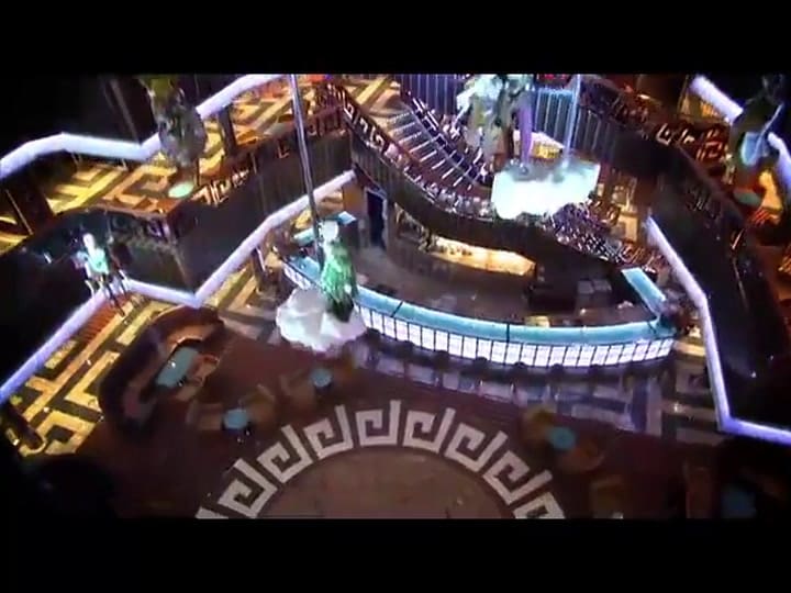 Cómo es el crucero en el que viajó la barra de Racing (Gentileza Costa Serena)