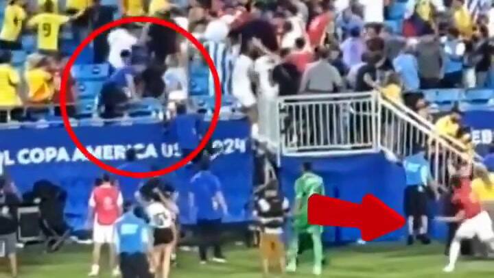 El violento botellazo de Rodrigo Bentancur que le abrió la cabeza a un asistente de Bielsa 3