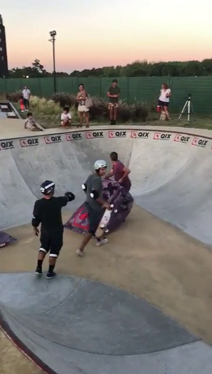 El skate, otra de las pasiones de Felipe Marino