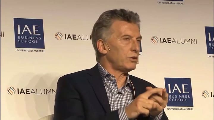 Mauricio Macri habló ante empresarios y advirtió que aún quedan muchas batallas para dar - Fuente: F