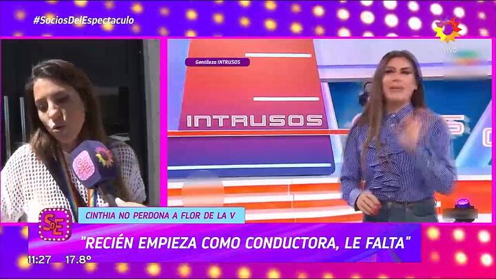 Cinthia Fernandez apunto contra Florencia de la V