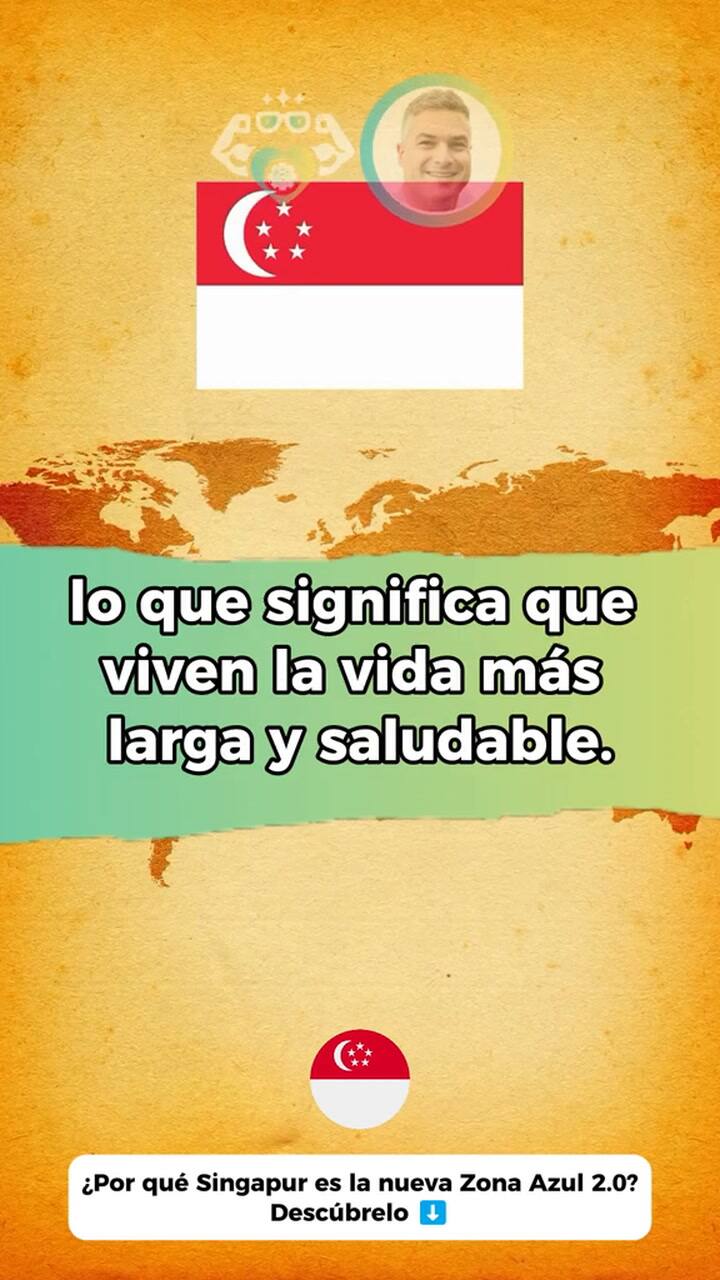 Singapur fue nombrada una “Zona Azul 2.0” por Dan Buettner (Video: TikTok @longevizarte)